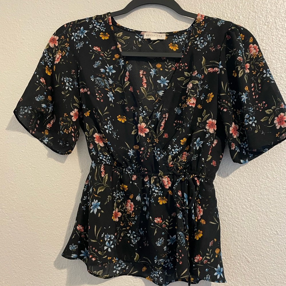 Socialite short sleeve blouse (Nordstrom)